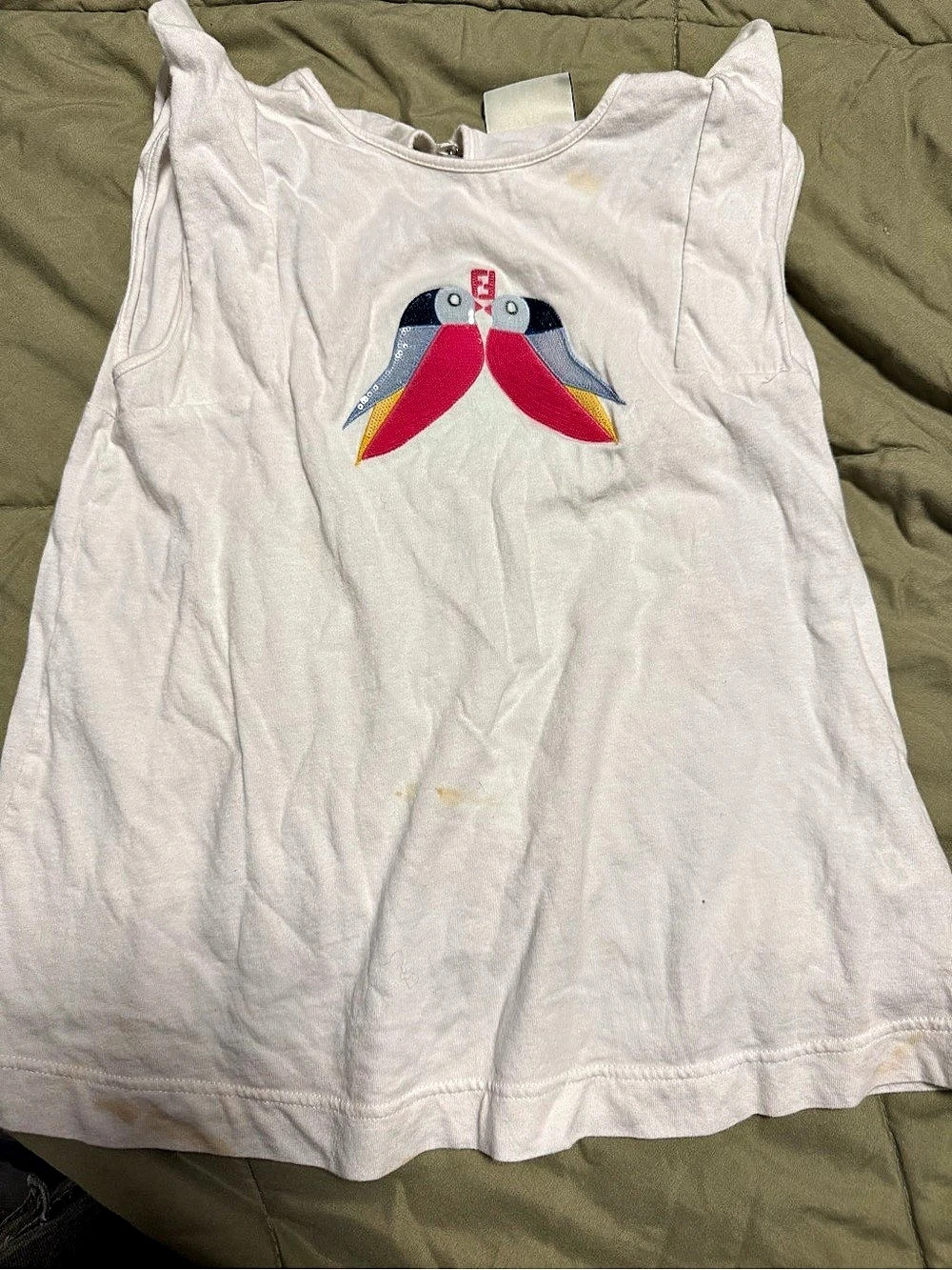 Fendi Kids White  Top